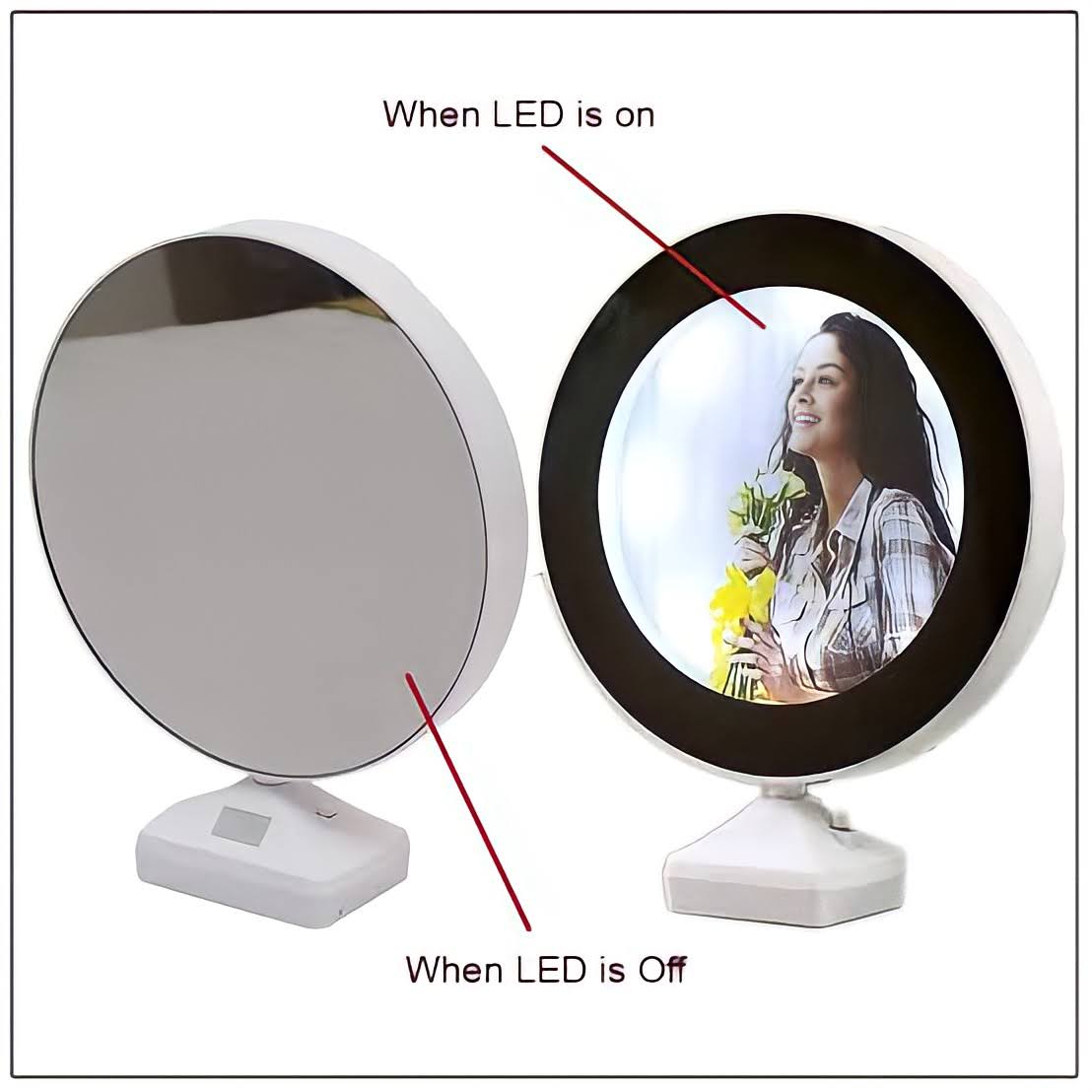 Magic Mirror ND Photo Frame — Where Every Memory Shines