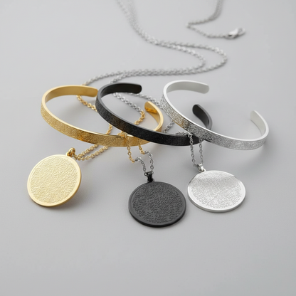 Deal of Ayat Ul Kursi Cuff and Necklace