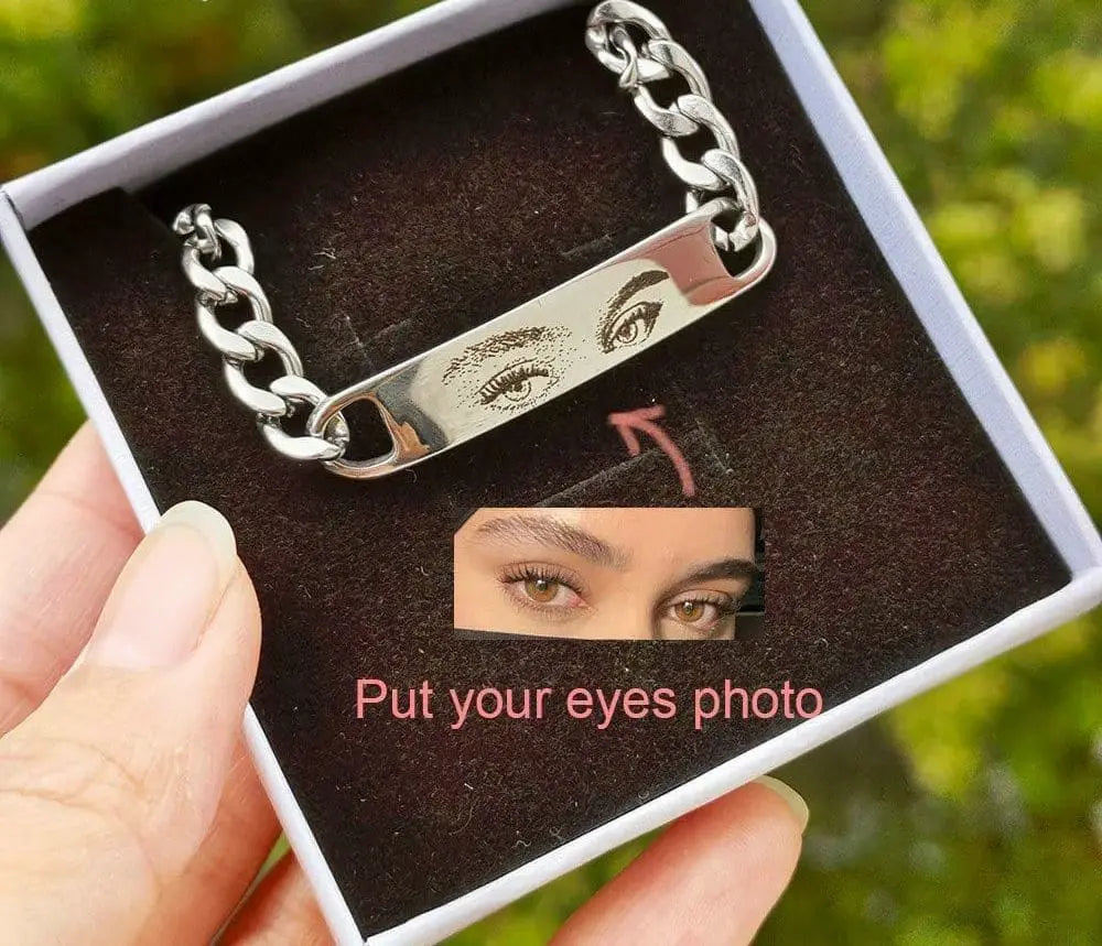Engraved Eye Bracelet