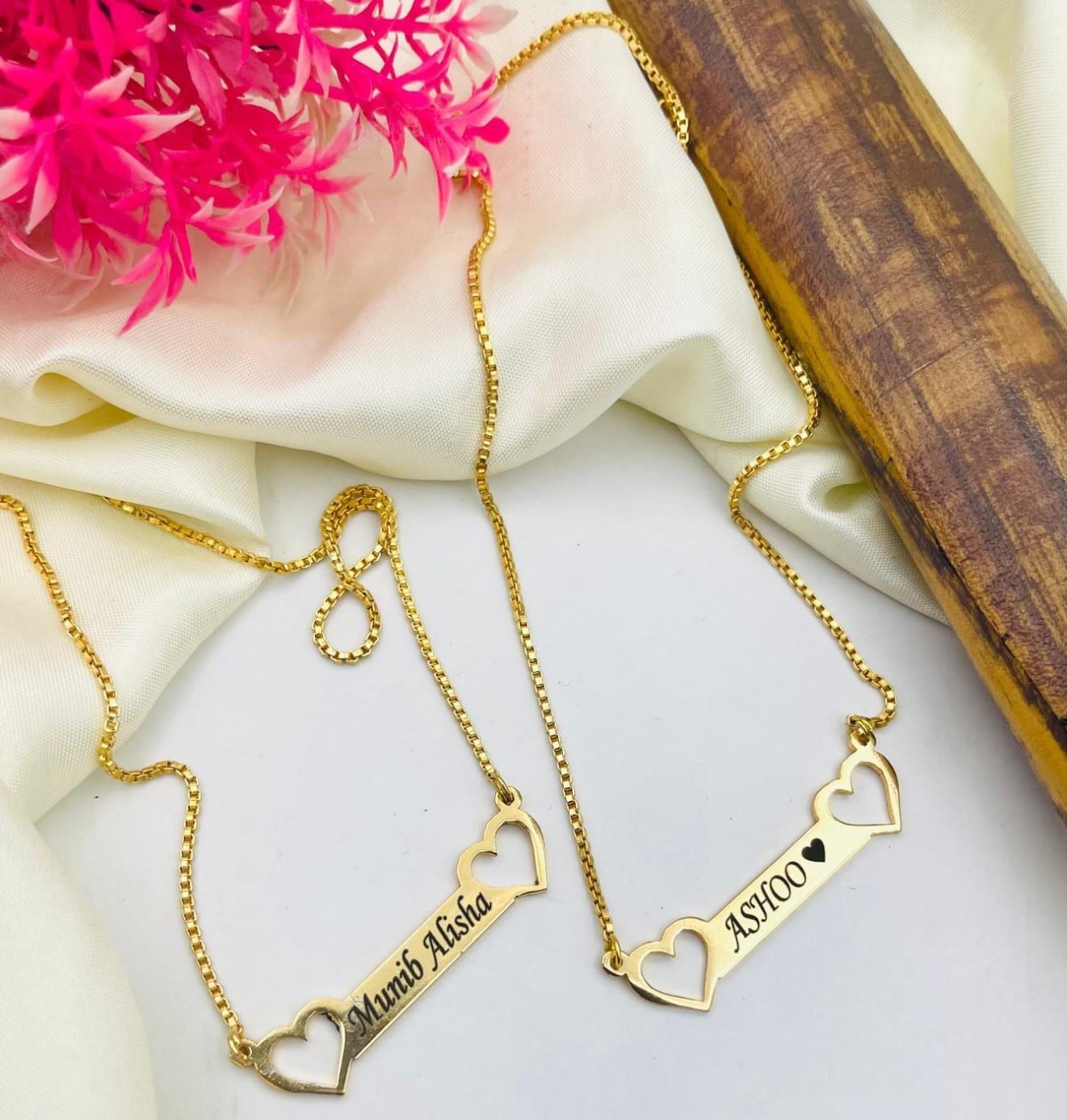 Fancy Beautiful Gold Plated Customized Locket With Name Engraving