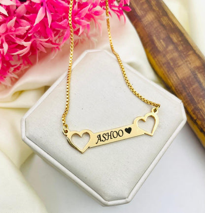 Fancy Beautiful Gold Plated Customized Locket With Name Engraving