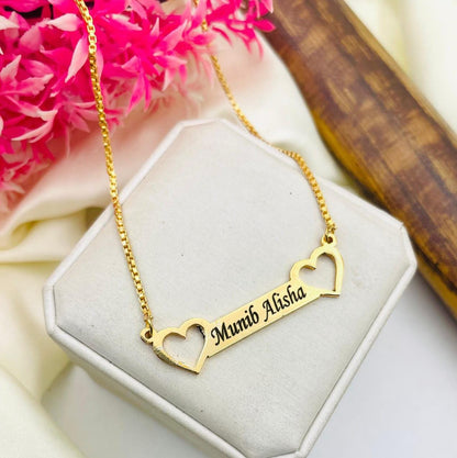 Fancy Beautiful Gold Plated Customized Locket With Name Engraving