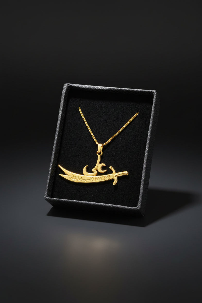 Zulfiqar Sword Pendant Necklace