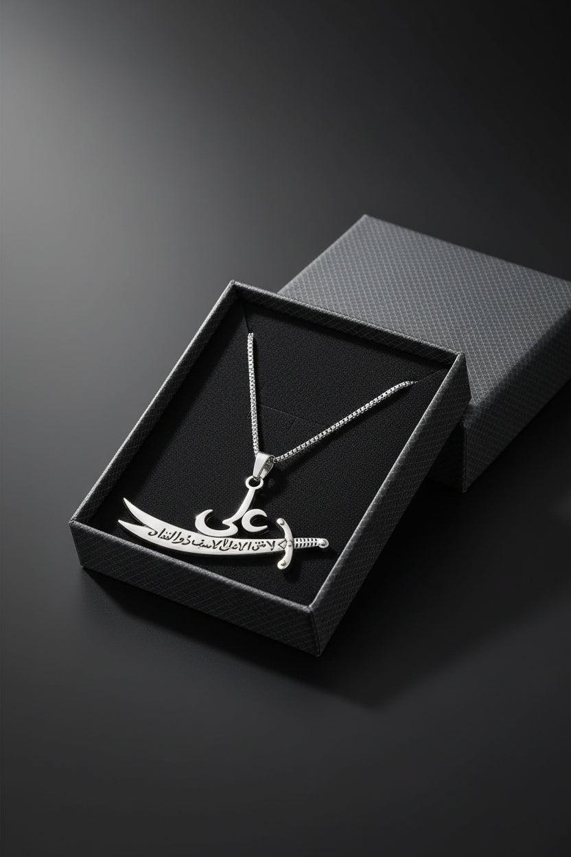 Zulfiqar Sword Pendant Necklace
