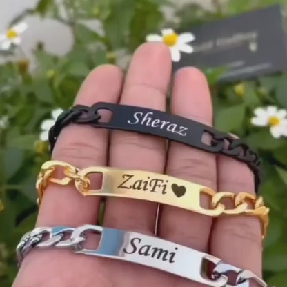 Engraved Eye Bracelet